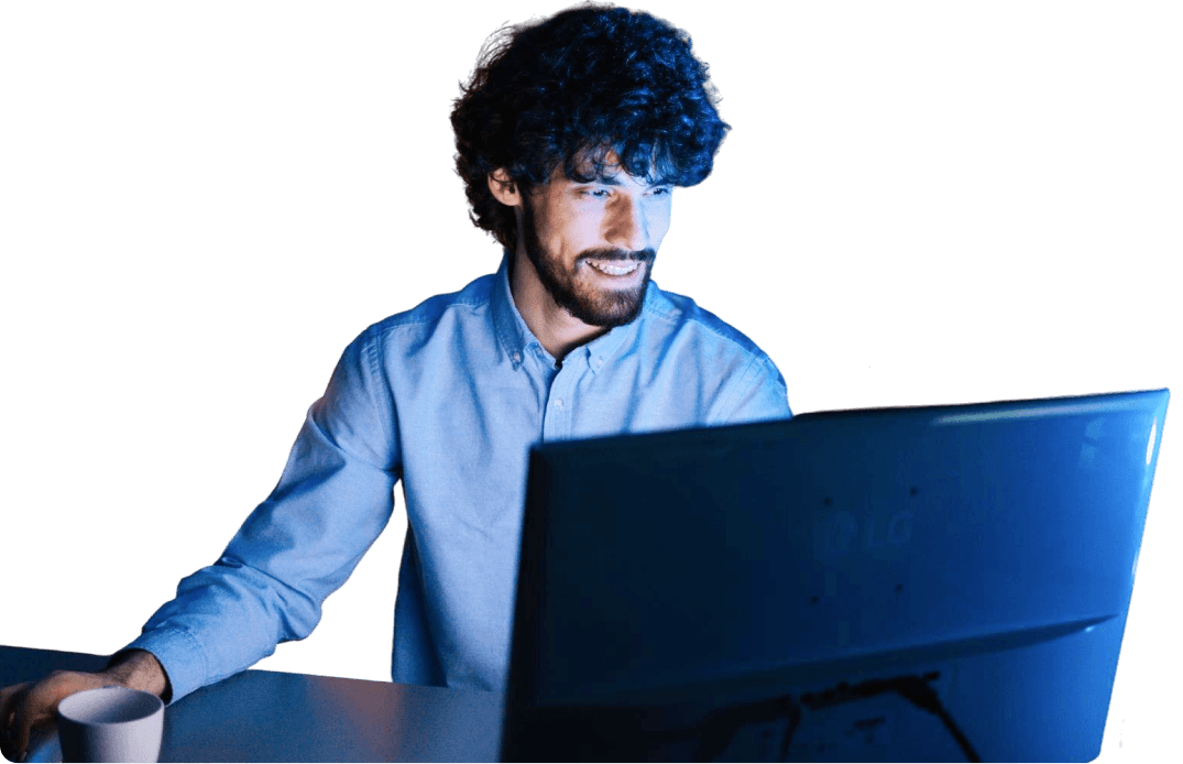 Career professional using a laptop